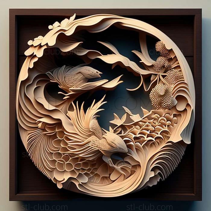 3D model japanese art (STL)